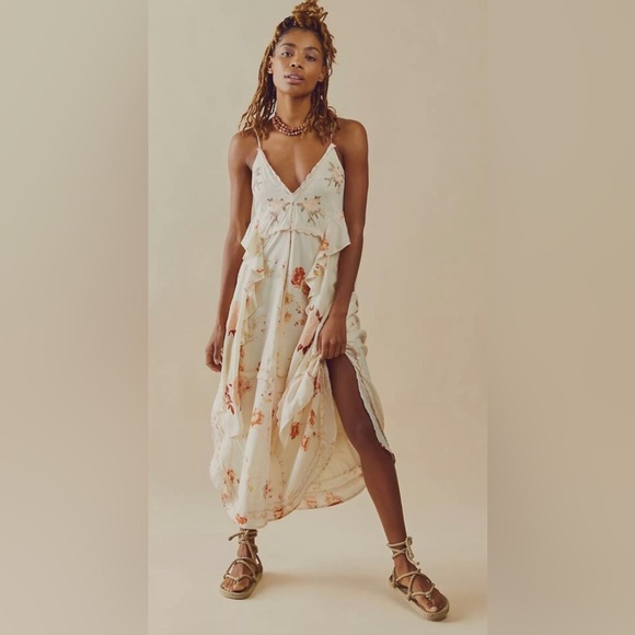 Free People Audrey Embroidered Maxi Dress - Picture 7 of 8